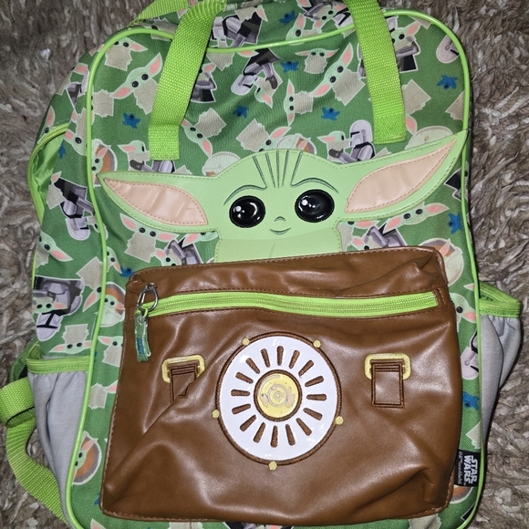 Disney Store Star Wars The Child Mandalorian Grogu Backpack Bag Kids - Picture 5 of 10